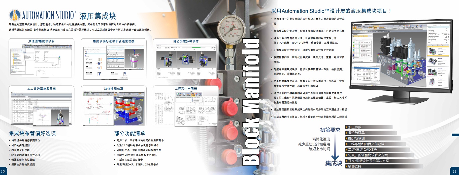 Automation Studio软件Manifold阀块设